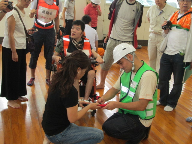 総合防災訓練への協力の写真02